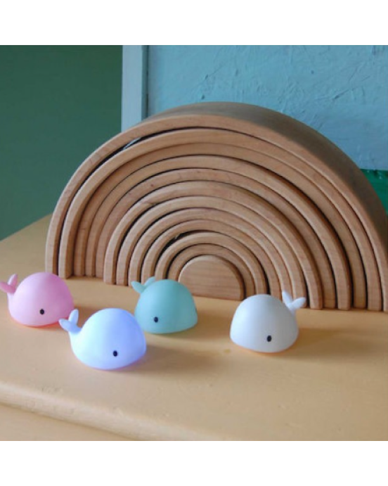 FLOW Φωτιστικό νυχτός Φάλαινα Moby mini (μπλε) 1455027