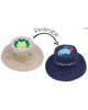 FlapJackKids Καπέλο Διπλής Όψης UPF 50+ – Δεινόσαυρος (Cotton)