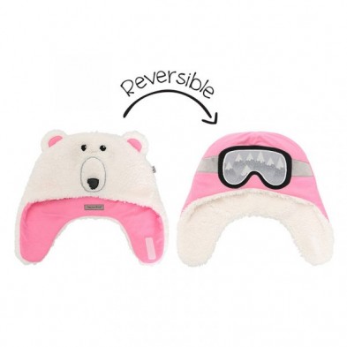 FlapJackKids Σκουφί 2-4 ετών διπλής όψης Bear/Aviator FJKWS715M