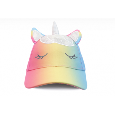 FlapjackKids Καπέλο Τζόκεϋ Rainbow Unicorn Large  (4-6 ετών)  FJKDC200L