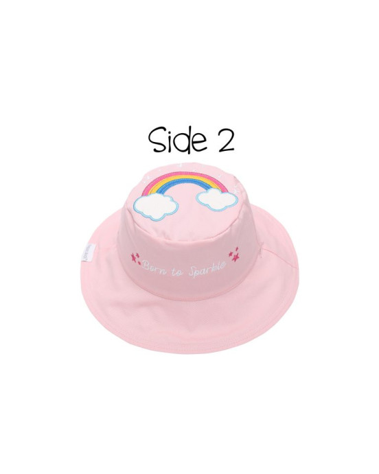 FlapJackKids  Καπέλο Διπλής Όψης UPF 50+ – Μονόκερος (Cotton) FJKSH496