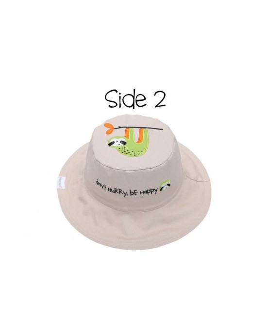 FlapJackKids  Καπέλο Διπλής Όψης UPF 50+ – Λιονταράκι (Cotton) FJKSH515