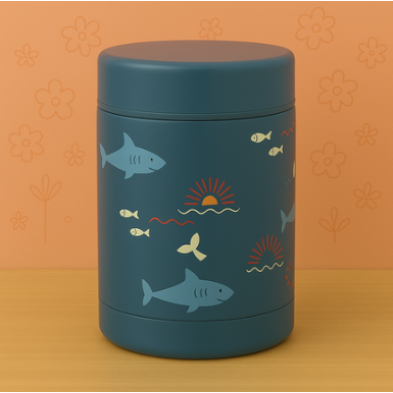 Fresk: Θερμός φαγητού με διπλό τοίχωμα από ανοξείδωτο ατσάλι 300ml - Shark FR-FD100-88