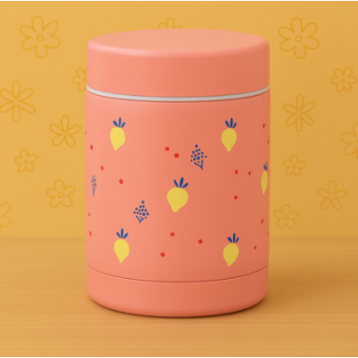 Fresk: Θερμός φαγητού με διπλό τοίχωμα από ανοξείδωτο ατσάλι 300ml - Summer Fruit  FR-FD100-55