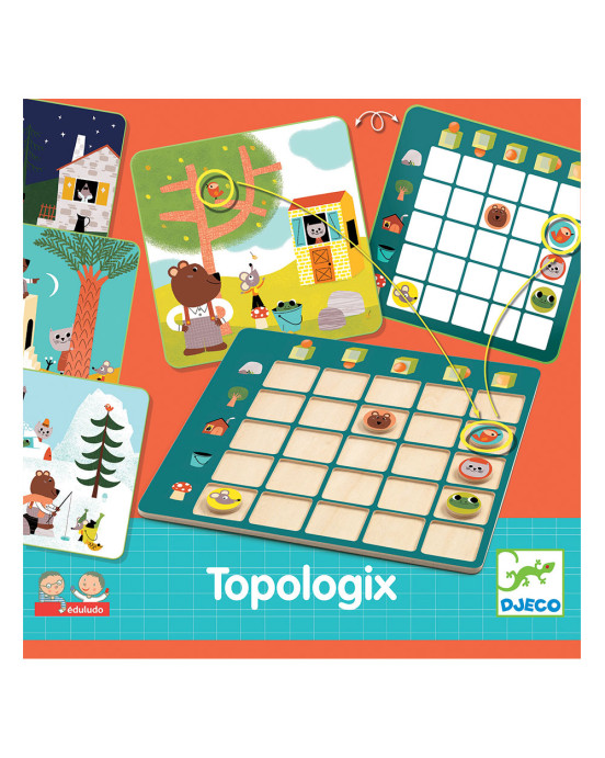 Djeco Topologix εκπαιδευτικό παιχνίδι Αντίληψη Χώρου 08354