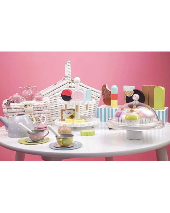 Jabadabado Ξύλινα Γλυκάκια με βάση σερβιρίσματος JB-T263