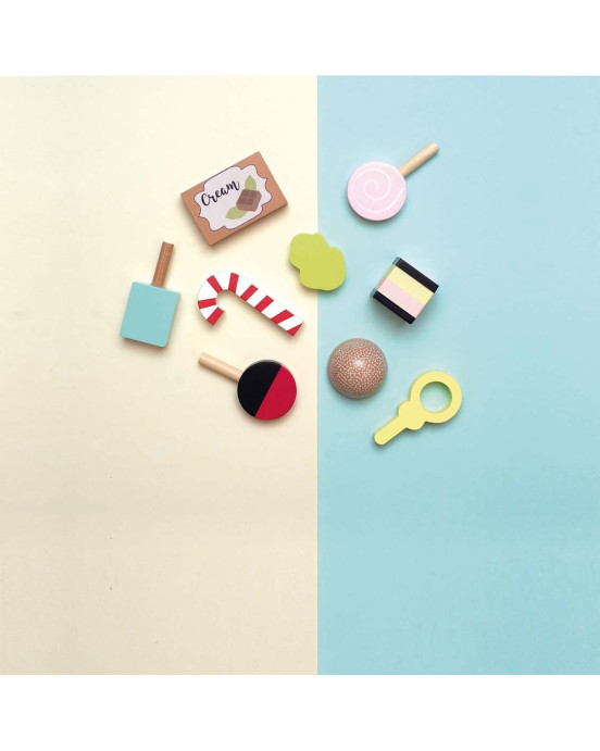 Jabadabado Ξύλινα Γλυκάκια με βάση σερβιρίσματος JB-T263