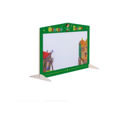Kalantzis Toys Φιγούρα Θεάτρου Σκιών Ξύλινη πράσινη σκηνή με βάση 085