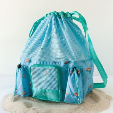 Kiokids Αδιάβροχη Τσάντα Παραλίας Σιελ Χελώνες 10L. 3802