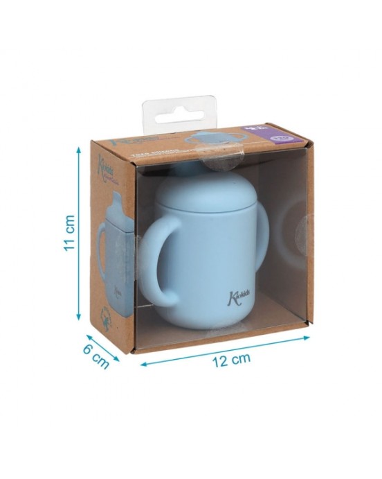Kiokids Εκπαιδευτικό Ποτηράκι Σιλικόνης 120ml. | Σιέλ 3544