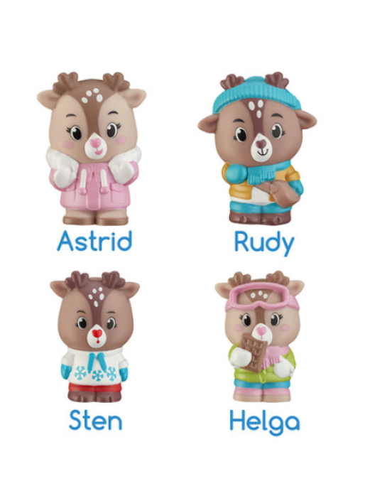 Klorofil Οικογένεια "Τάρανδοι" 4τμχ 700308F