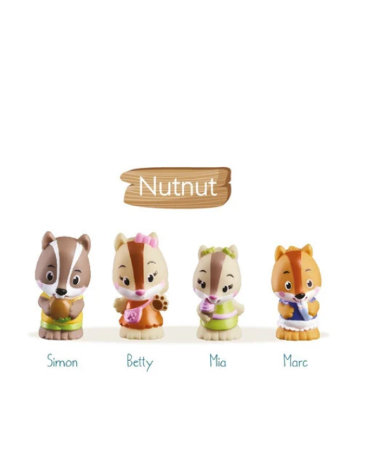 Klorofil Οικογένεια "Nutnut" 4τμχn 700301F