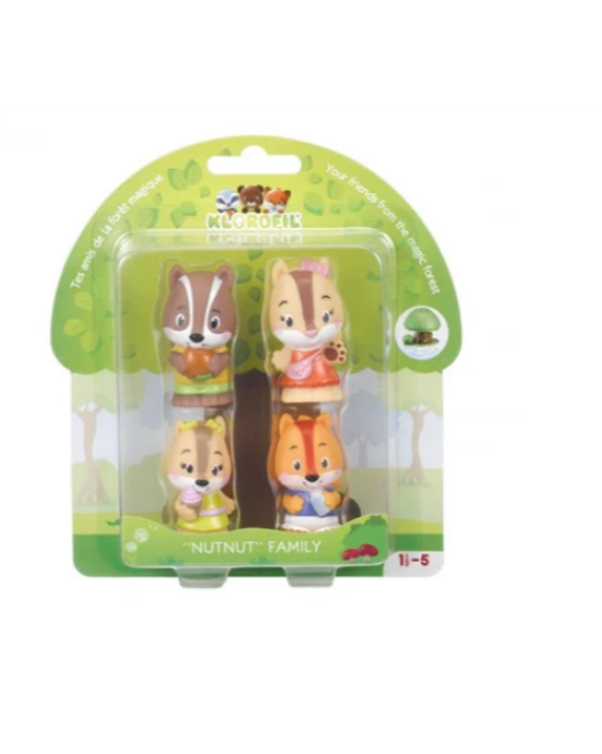 Klorofil Οικογένεια "Nutnut" 4τμχn 700301F