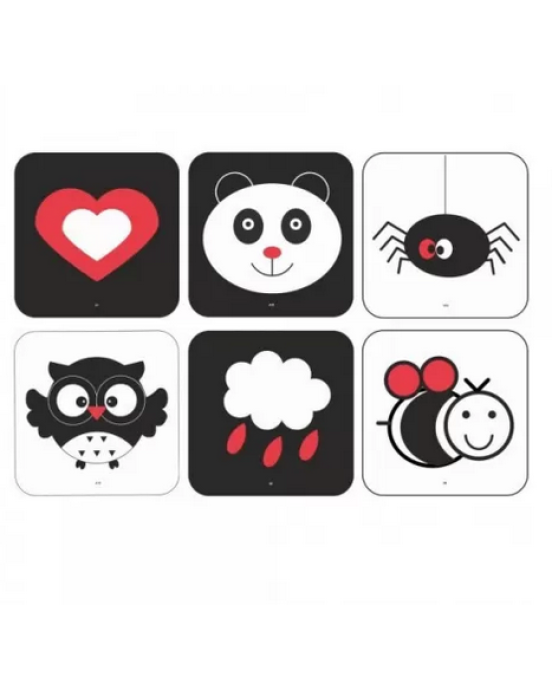 KToyz baby montessori: Τρίχρωμες Κάρτες Αντίθεσης (6-12μηνών)