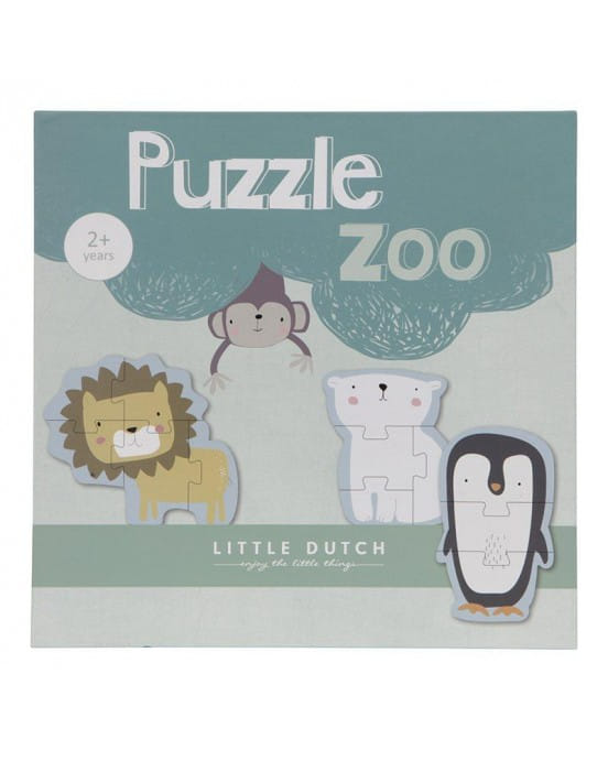 Little Dutch Παζλ 6 Ζωάκια LD4899