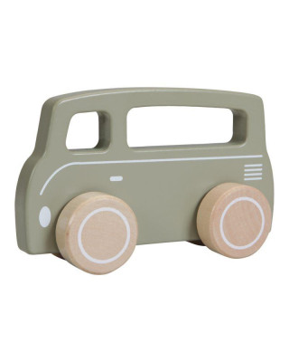 Little Dutch Ξύλινο αυτοκινητάκι van (λαδί) LD7002