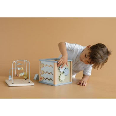 Little Dutch Ξύλινος κύβος δραστηριοτήτων με προγραφή Ocean LD7029