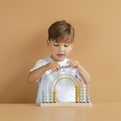 LITTLE DUTCH Αριθμητήριο Ουράνιο Τόξο (γαλάζιο) LD7032