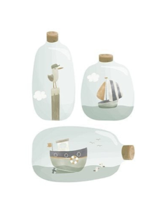 Little dutch Αφισα Α3 sailors bay white PW11321450