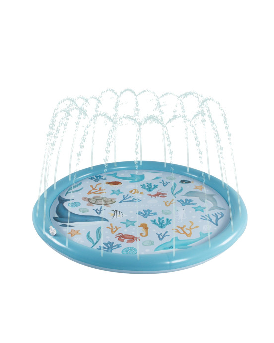 LITTLE DUTCH Φουσκωτό στρώμα παιχνιδιού Sprinkler Ocean Dreams Μπλε 150 εκ LD2012395