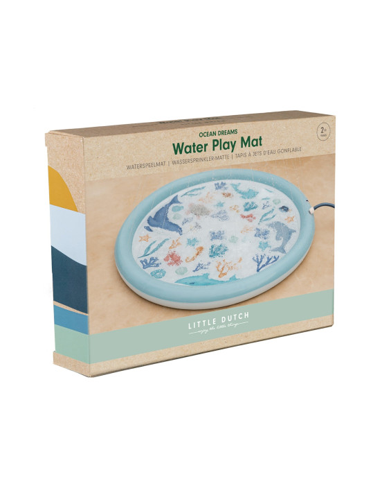 LITTLE DUTCH Φουσκωτό στρώμα παιχνιδιού Sprinkler Ocean Dreams Μπλε 150 εκ LD2012395