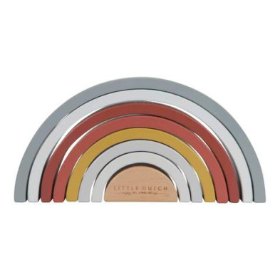 Little Dutch Ξύλινο τρισδιάστατο Ουράνιο Τόξο Pure & Nature (πολύχρωμο) LD4701