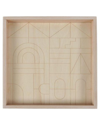 Little Dutch Ξύλινο παζλ σε περίγραμμα Pure & Nature LD4704