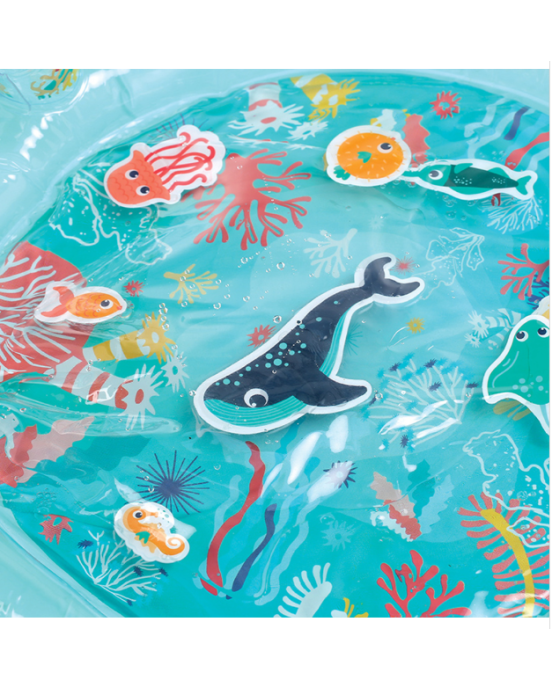 Ludi γαλάζιο βρεφικό χαλί δραστηριοτήτων με νερό "Θαλάσσιος Κόσμος" 30126