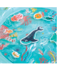 Ludi γαλάζιο βρεφικό χαλί δραστηριοτήτων με νερό "Θαλάσσιος Κόσμος" 30126