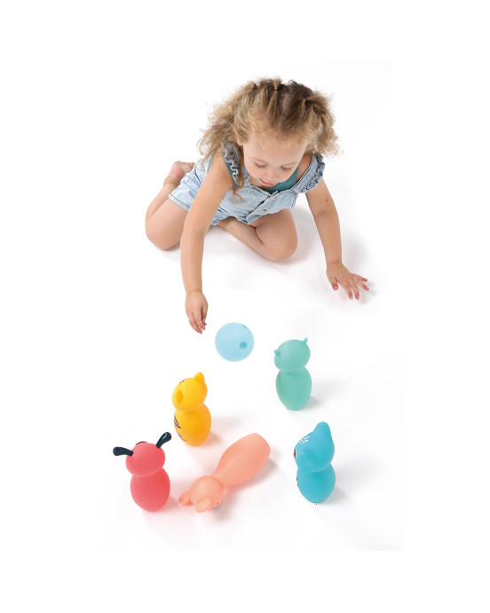 Ludi Μπόουλινγκ 5 ζωάκια "Ρακούν" 30136