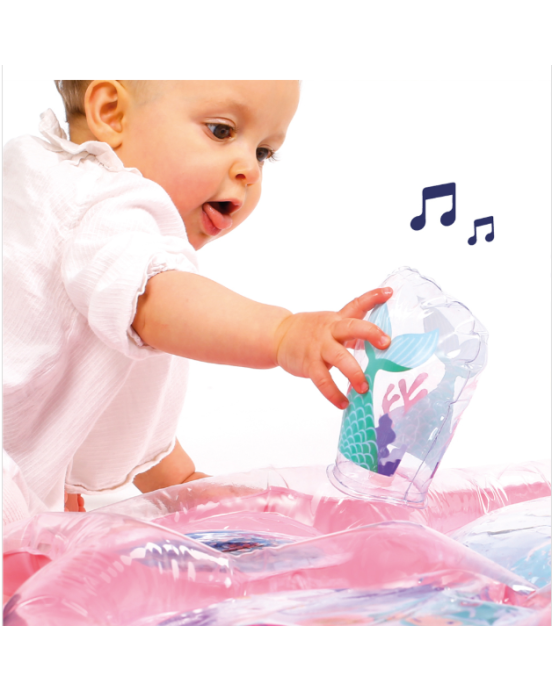 Ludi ροζ βρεφικό χαλί δραστηριοτήτων με νερό "Θαλάσσιος Κόσμος" 30124