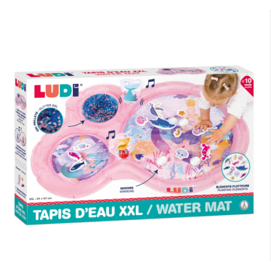Ludi ροζ βρεφικό χαλί δραστηριοτήτων με νερό "Θαλάσσιος Κόσμος" 30124