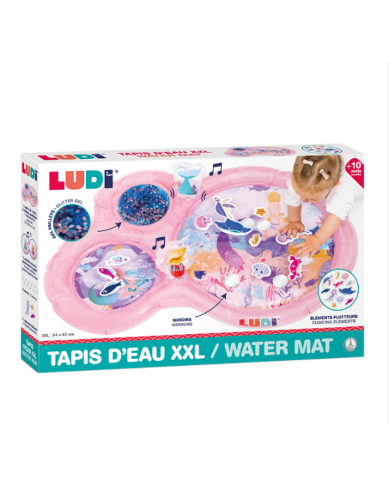 Ludi ροζ βρεφικό χαλί δραστηριοτήτων με νερό "Θαλάσσιος Κόσμος" 30124