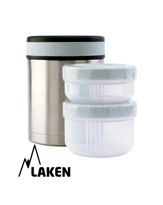 Laken Θερμός Φαγητού με 2 Ταπεράκια City 1L. DLP10C