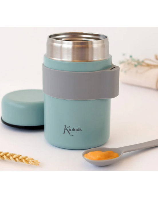 Kiokids Βρεφικό Θερμός Φαγητού με Κουταλάκι Μέντα 500ml. 3722