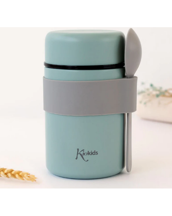 Kiokids Βρεφικό Θερμός Φαγητού με Κουταλάκι Μέντα 500ml. 3722