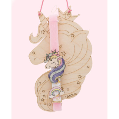 LifeLikes Λαμπάδα Unicorn 04.21.00.602.1826