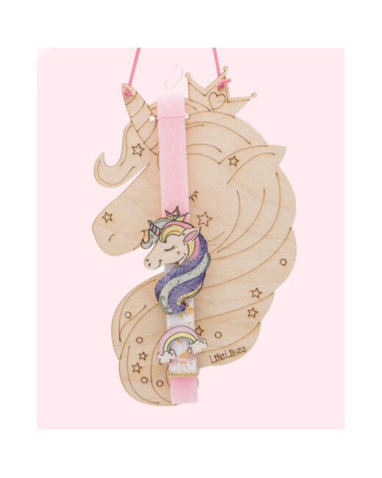LifeLikes Λαμπάδα Unicorn 04.21.00.602.1826
