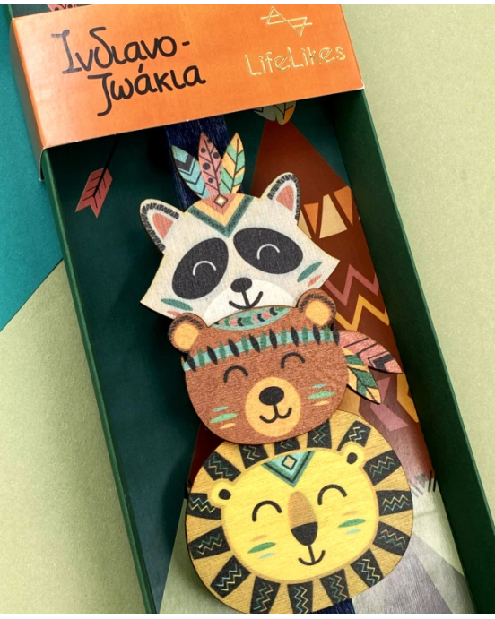 LifeLikes Λαμπάδα "Ινδιανοζωάκια" σε κουτί 04.29.00.605.3450