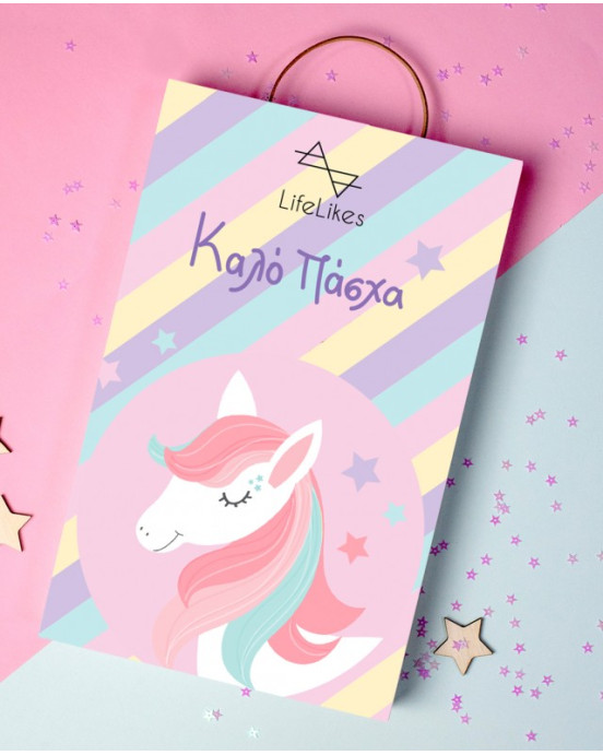 LifeLikes Λαμπάδα ροζ Μονόκερος 04.21.00.000.6460