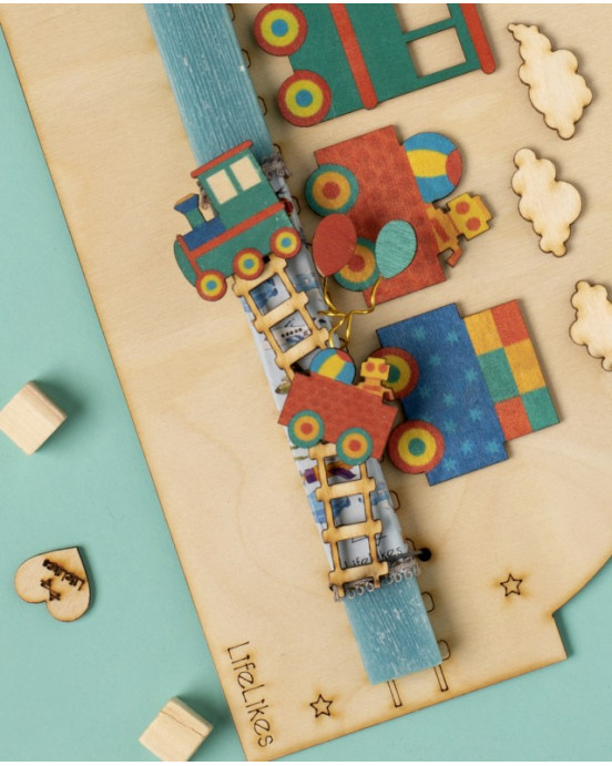 Lifelikes  Λαμπάδα 'Tommy Το Τρενάκι' 4141