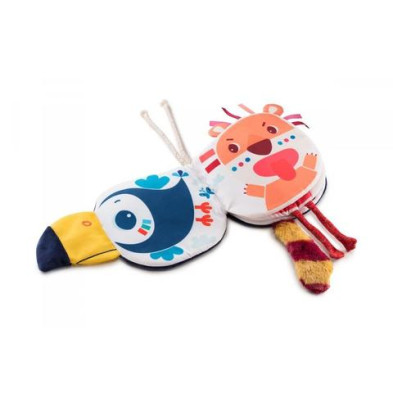 Lilliputiens Υφασμάτινο βιβλιαράκι δραστηριοτήτων "Ποιος κρύβεται πίσω από τον Πάμπλο?" LΙ83212