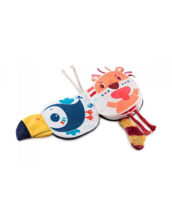 Lilliputiens Υφασμάτινο βιβλιαράκι δραστηριοτήτων "Ποιος κρύβεται πίσω από τον Πάμπλο?" LΙ83212