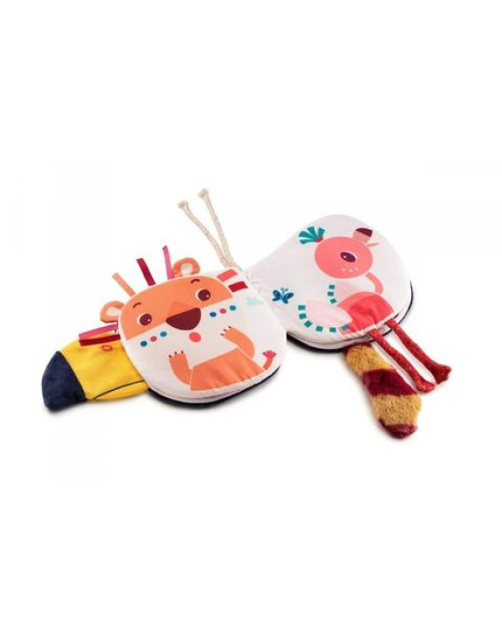 Lilliputiens Υφασμάτινο βιβλιαράκι δραστηριοτήτων "Ποιος κρύβεται πίσω από τον Πάμπλο?" LΙ83212