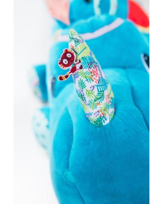 Lilliputiens Υφασμάτινος ρινόκερος δραστηριοτήτων Μάριους  LΙ83063