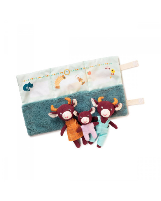 Lilliputiens Υφασμάτινο παιχνίδι δραστηριοτήτων "H οικογένεια της Rosalie" LΙ83246