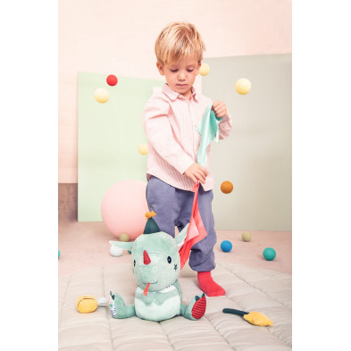 Lilliputiens Υφασμάτινος δράκος δραστηριοτήτων Joe ο μάγος LI83450