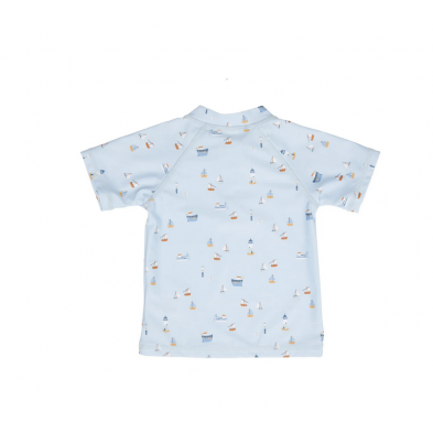 Little Dutch Παιδικό κοντομάνικο μπλουζάκι με προστασία UV Sailors Bay Blue - Νο 86/92  LD-CL21981640