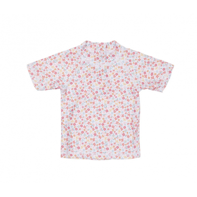 Little Dutch Μπλουζάκι κοντομάνικο με προστασία UV Summer Flowers - No. 86/92