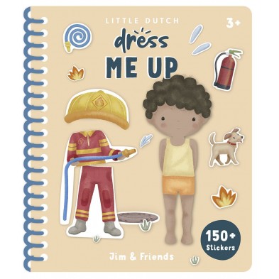 Little Dutch Βιβλιαράκι Dress me up Jim & Friends LD125407